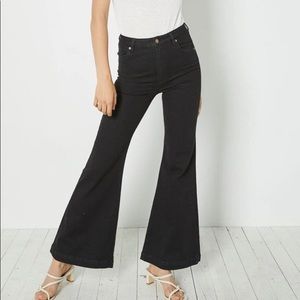 Rolla’s Galaxy Black East coast flair jeans 25